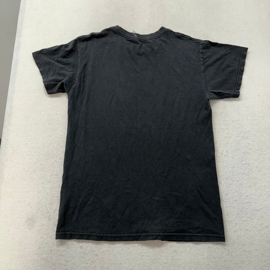 Tupac Shakur 2Pac Middle Finger Rap Tee Men's Black Graphic T-Shirt Size L