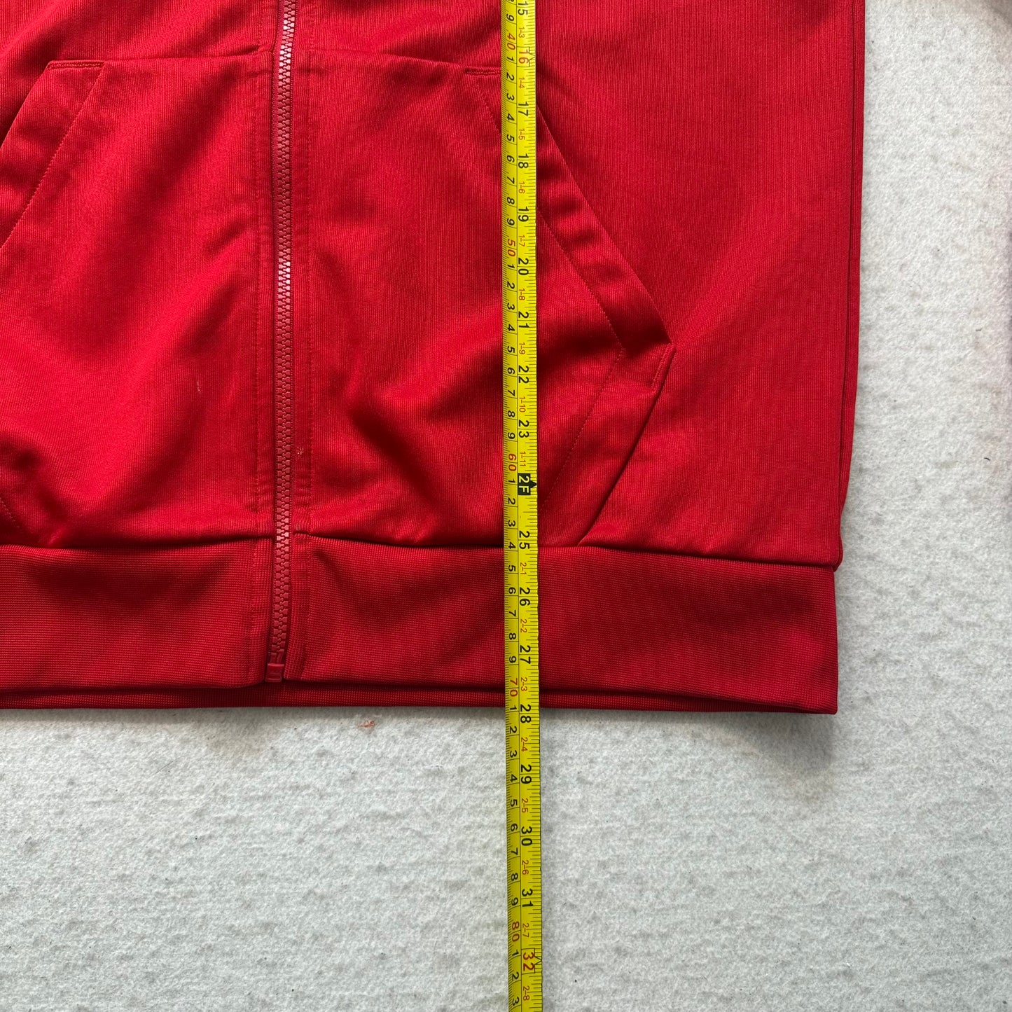 Nike Air Jordan Mens Red Jumpman Classic Tricot Jacket Logo Taping Sleeve Size M