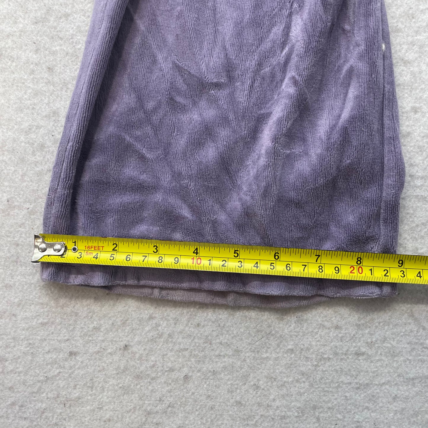 Juicy Couture Womens Lavender Velour Flare Track Pant Drawstring Dog Logo Size M