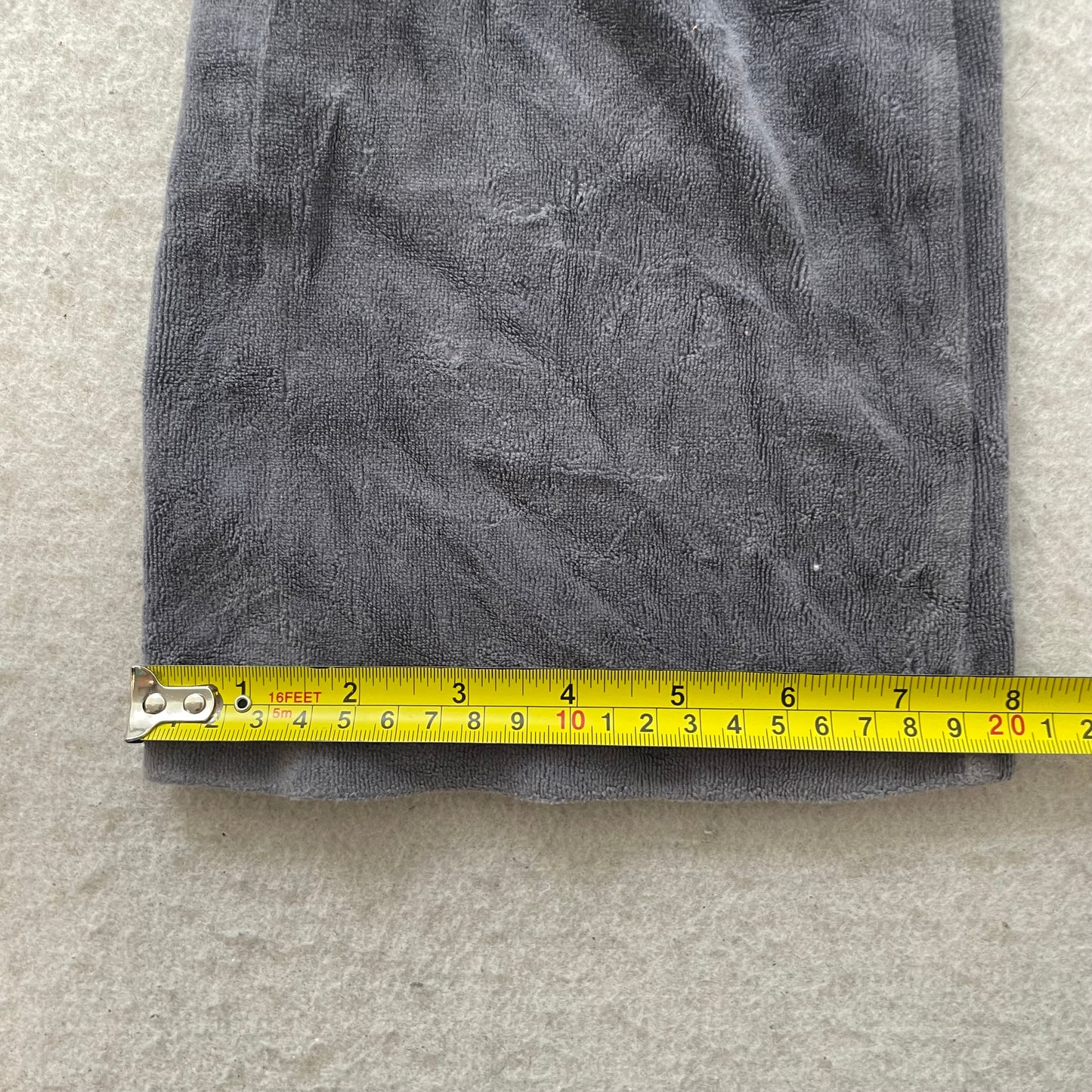 Juicy Couture Women's Dark Grey Velour Flared Leg Track Pants Drawstring Size S