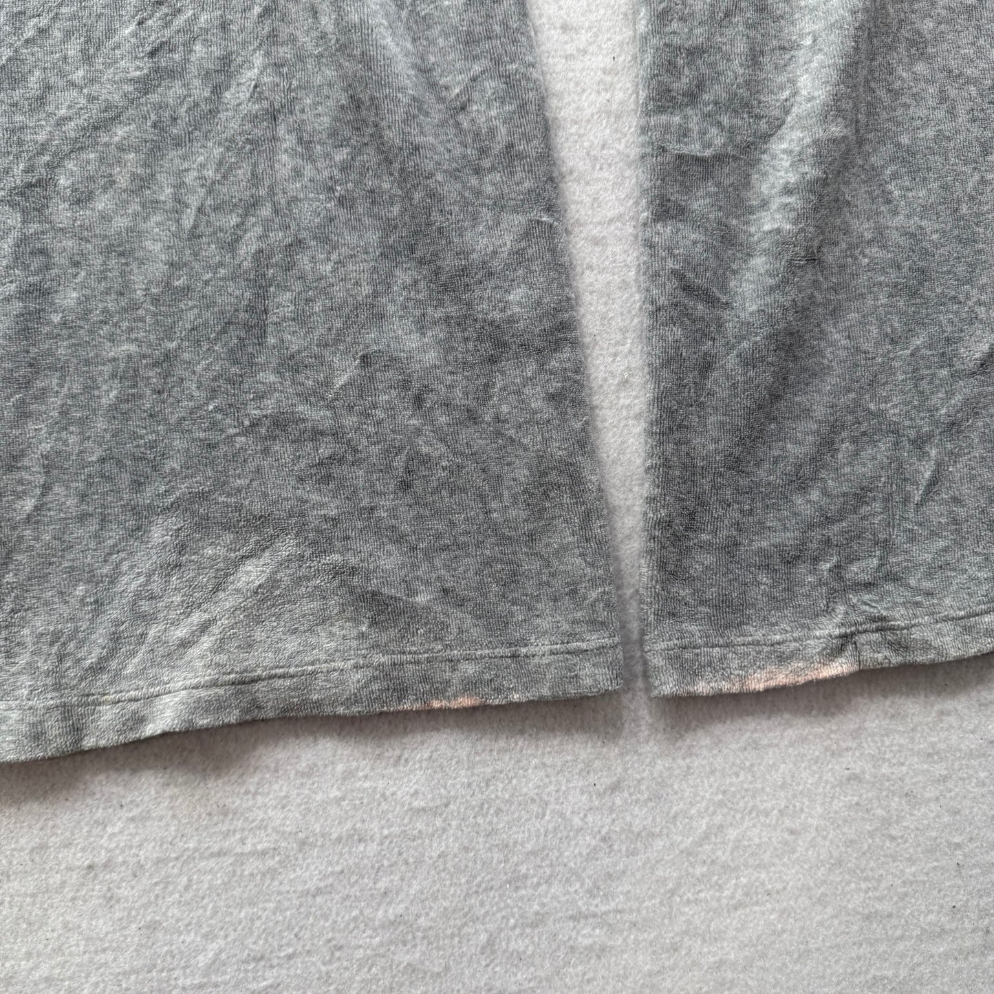 Vintage Juicy Couture Women's Heather Gray Velour Flare Track Pant Preppy Size S