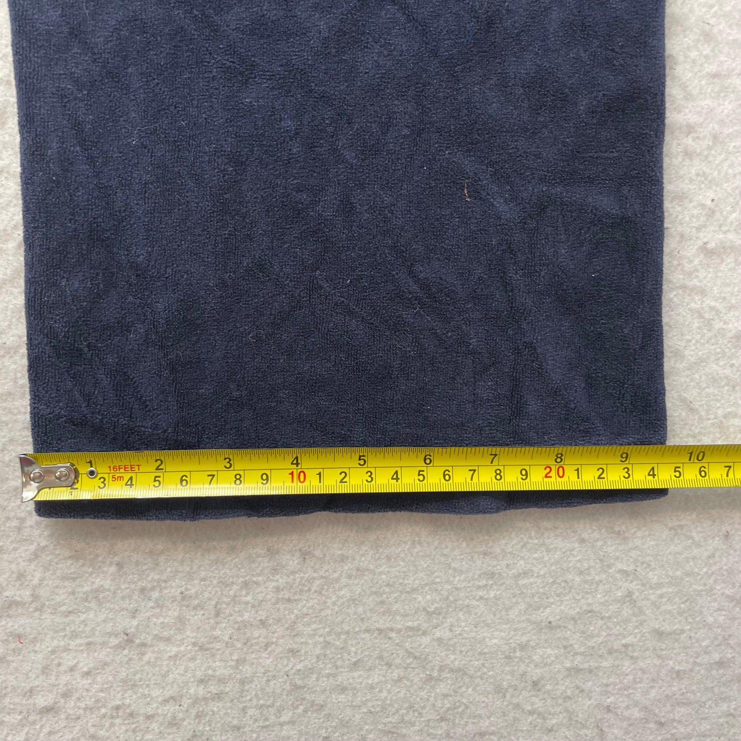 2003 Vintage Juicy Couture Women Navy Velour Flared Track Pant Drawstring Size S