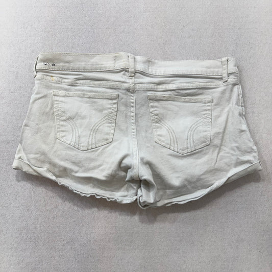 Hollister beige denim shorts bird embroidered logo size 29