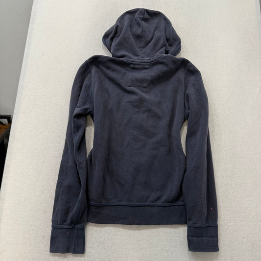 Aeropostale Women NavyCotton Blend Zip Up Hoodie Long Sleeves Loungewear Size XL