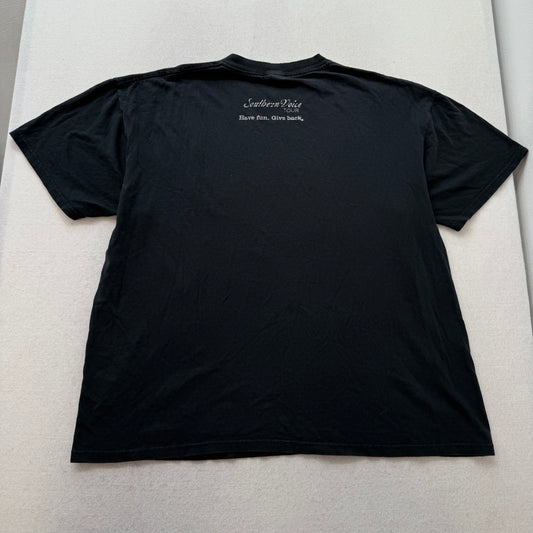 Anvil Tim McGraw Southern Voice Tour Men's Black T-Shirt Short Sleeves Size 2X