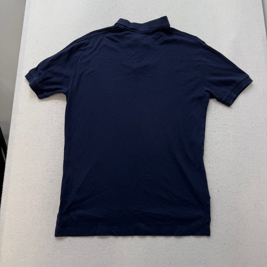 Polo By Ralph Lauren Men's Navy 100% Cotton Polo Shirt Short Sleeve Tee Size S