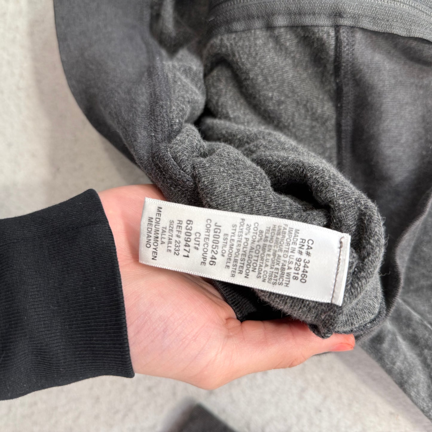 Juicy Couture Womens Charcoal Grey Velour Zip-Up Track Jacket Performance Size M