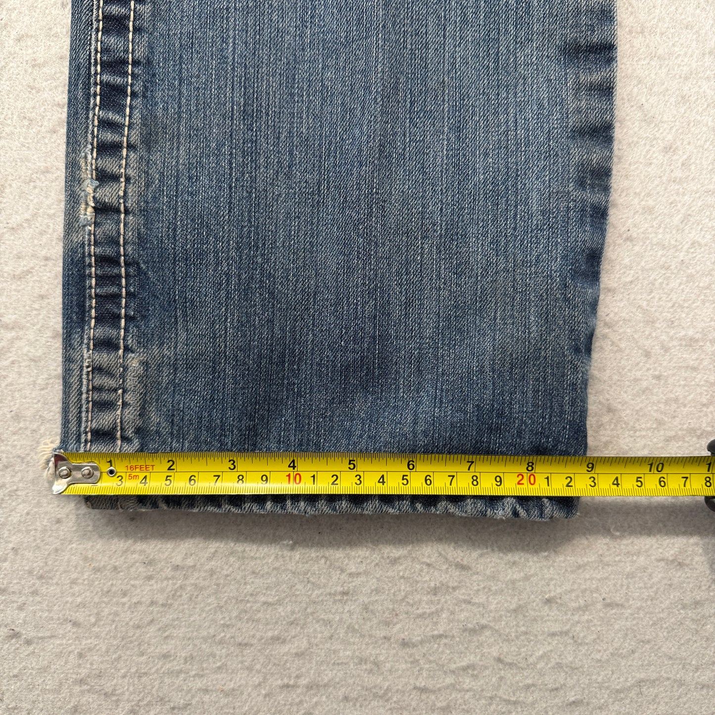 Ariat FR M4 Boot Low Rise Men's Blue Denim Jeans Pockets Classic Size W32xL38