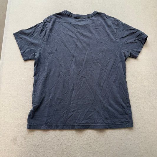 Hurley Men's Slate Gray Cotton T-Shirt Short Sleeves Crew Neck Streetwear Size L