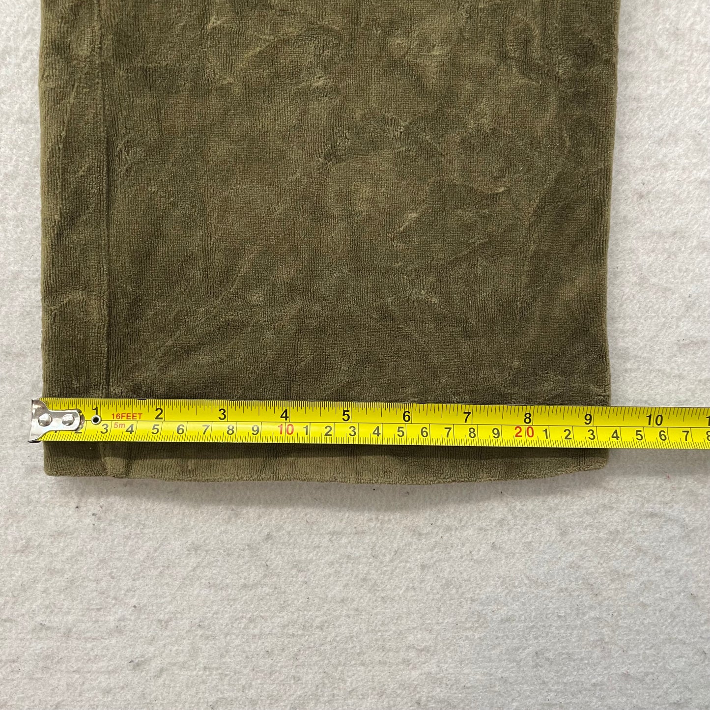 Vtg Juicy Couture Womens Olive Green Velour Tracksuit Set Hoodie & Pant Size L/S