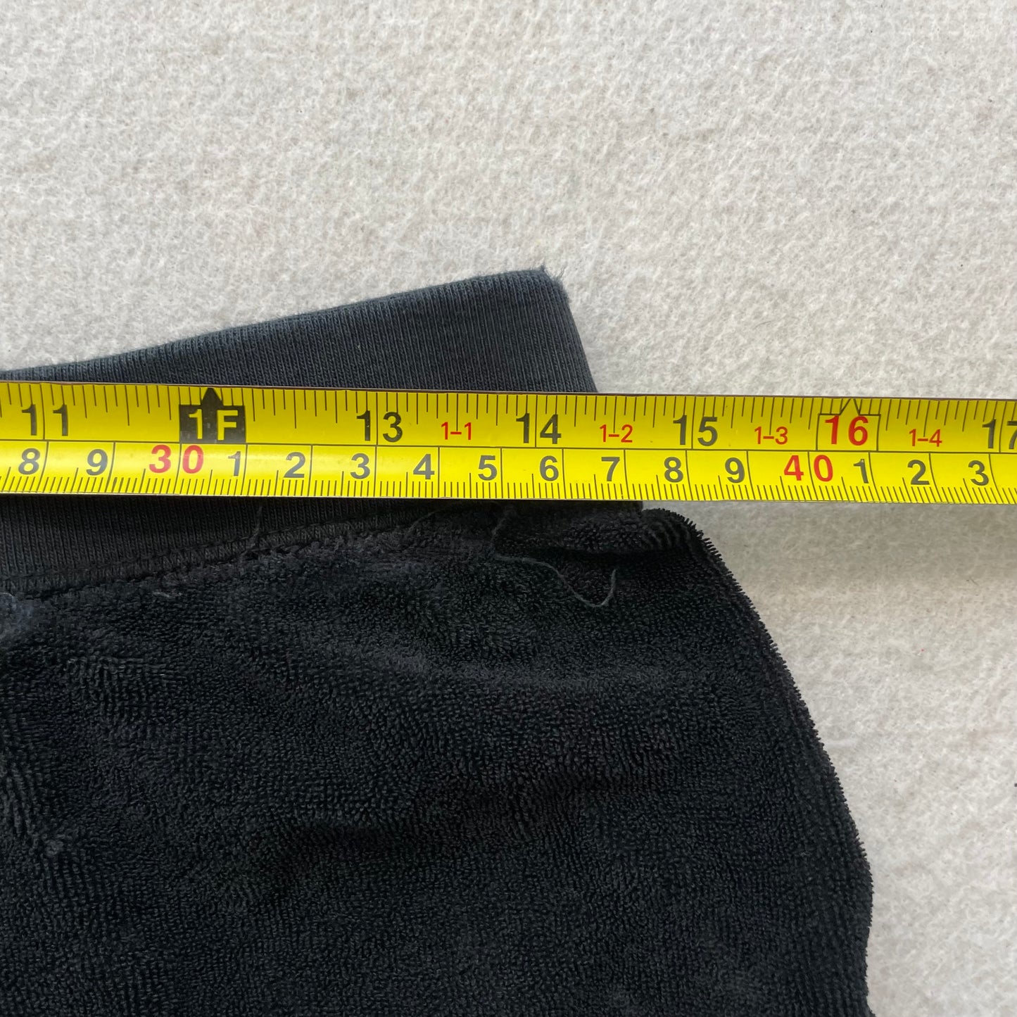 Vintage Juicy Couture Women's Black Terry Cloth Lounge Shorts Drawstring Size S
