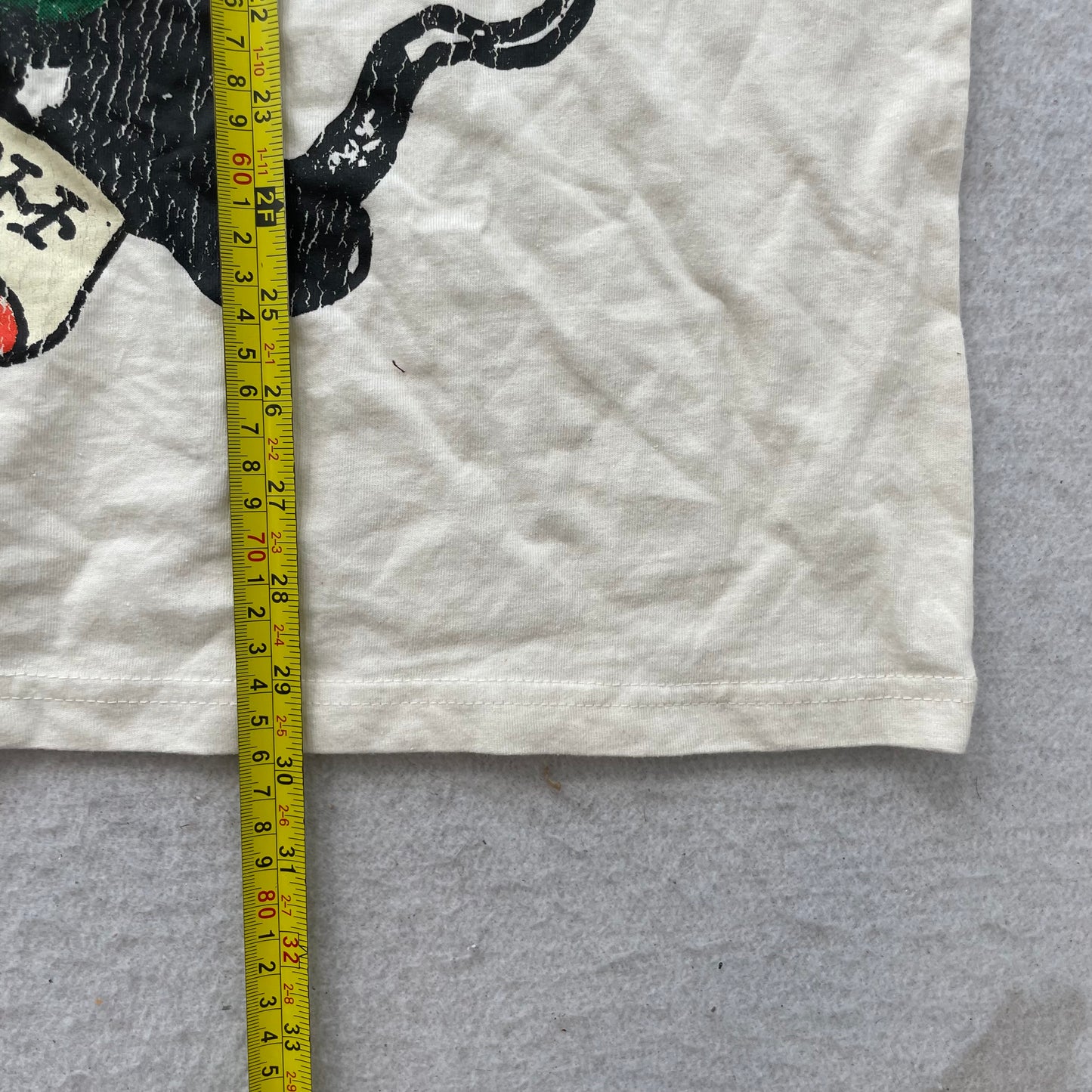 Ed Hardy Men's White Cotton T-Shirt Pullover Short Sleeve Graphic Logo Size XL