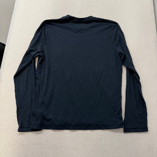 Abercrombie & Fitch Co. Men's Deep Navy Cotton T-Shirt Long Sleeves Tee Size XL