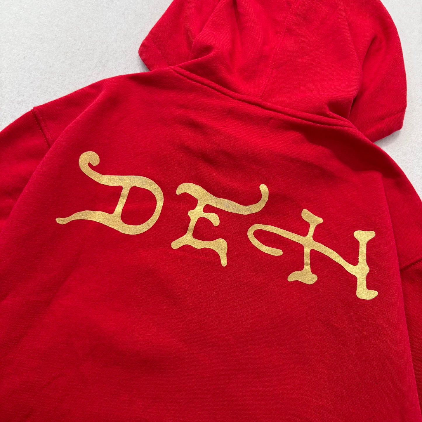 ED HARDY “Tiger Flame” RED GRAPHIC ZIP UP HOODIE
