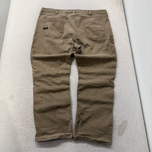 Ariat Rebar M4 Men's Khaki Canvas Workwear Pants Relaxed Straight Fit Size 42x30