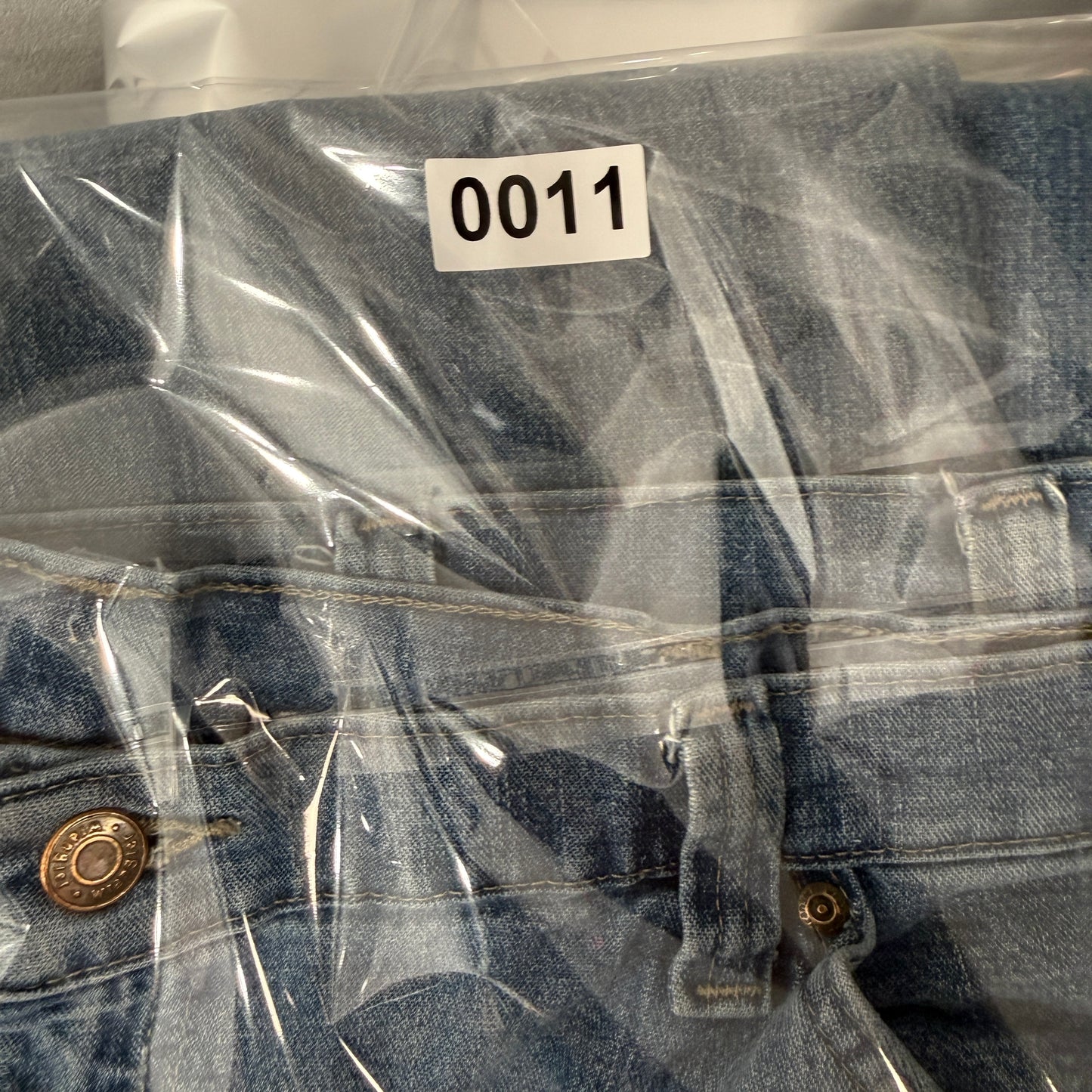 Wrangler Men Blue Straight Fit Carpenter Denim Jeans Work Wear Pocket Size 38x30