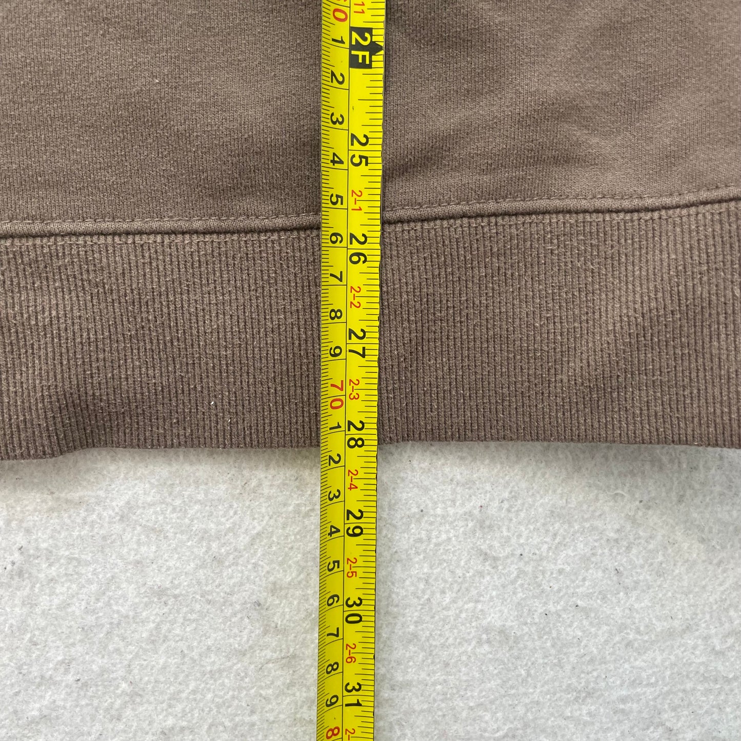 Ariat Rebar Men's Brown Fleece Work Hoodie Pullover Y2K Sports Outdoor Size M