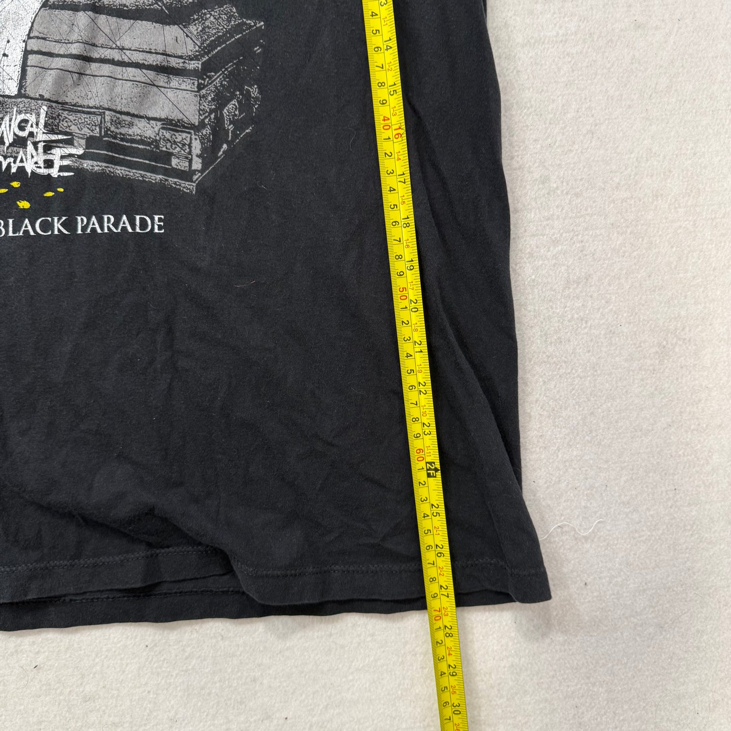 My Chemical Romance "The Black Parade Is Dead!" Black Graphic T-Shirts Size L