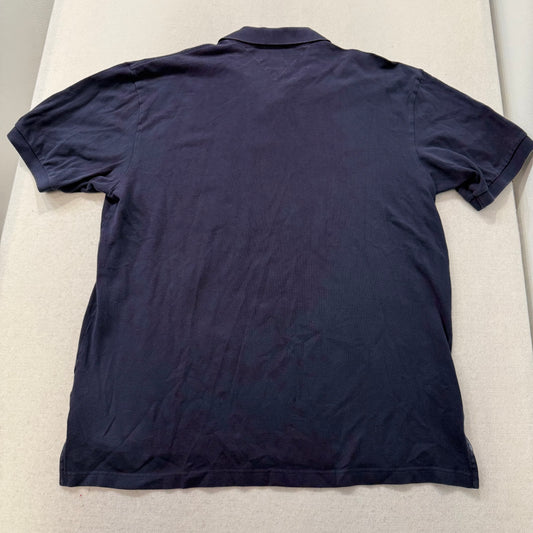 Tommy Hilfiger Men's Navy Cotton Classic Fit Polo Shirt Short Sleeves Size 2XL