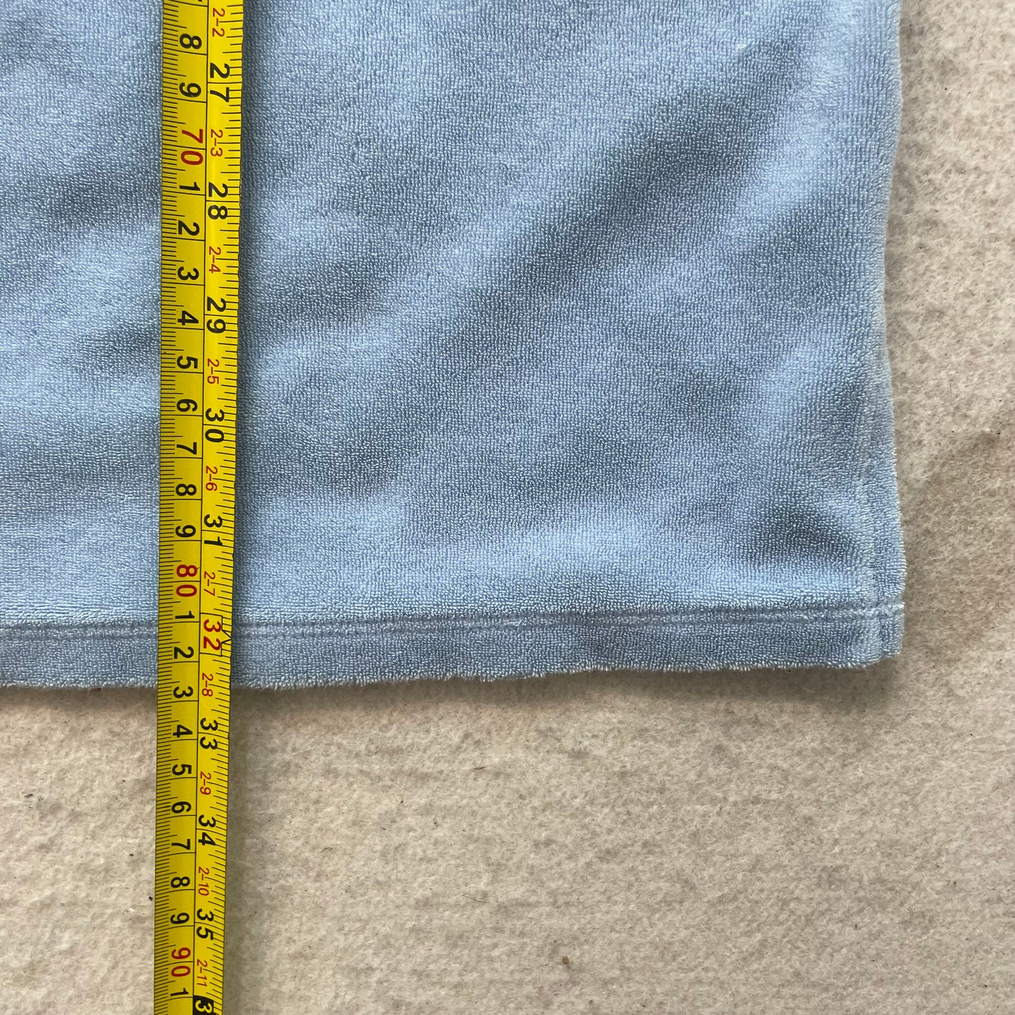 Juicy Couture Womens Sky Blue Terry Cloth Quarter-Zip Hooded Dress Casual Size S