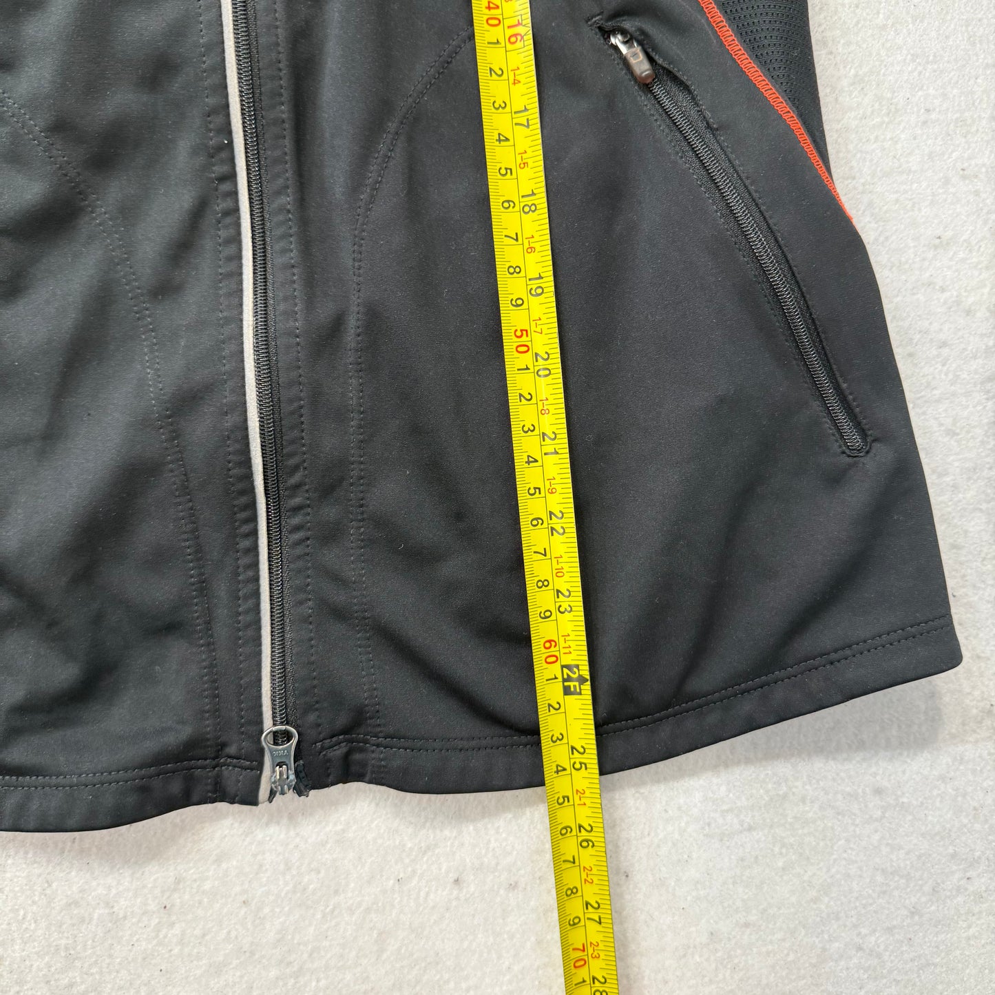 Nike Women's Black Full Zip Track Jacket Zippered Side Pocket Performance Size M
