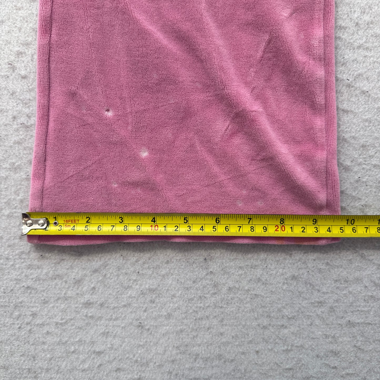 Victoria's Secret PINK Womens Pink Velour Flared Track Pants Rhinestone Size M