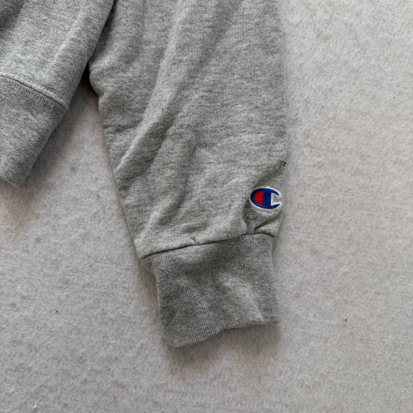 Champion Eco Authentic Knox College Unisex Gray Fleece Sweatshirt Crewneck - S