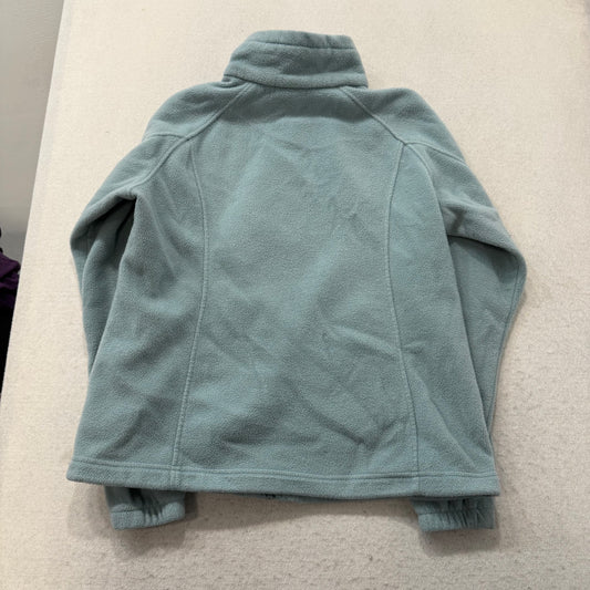 Columbia Womens Slate Gray Benton Springs Fleece Full Zip Jacket Pockets Size XL