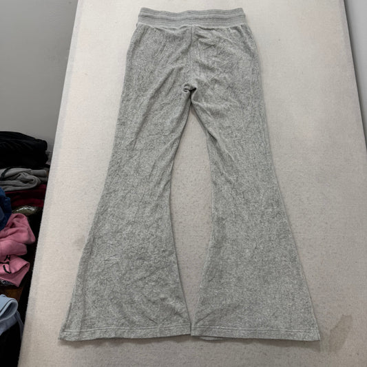 Vintage Juicy Couture Women's Heather Gray Flared Track Pant Bell Bottom Size S