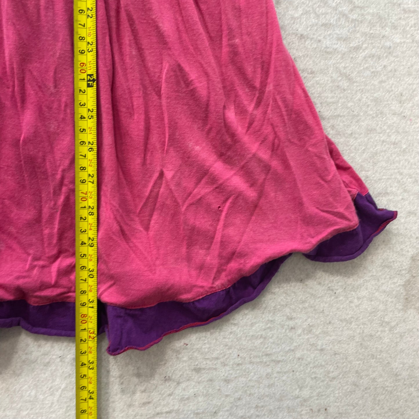 Rising International Womens Pink Viscose Smocked Cami Midi Dress Boho Fit Size L