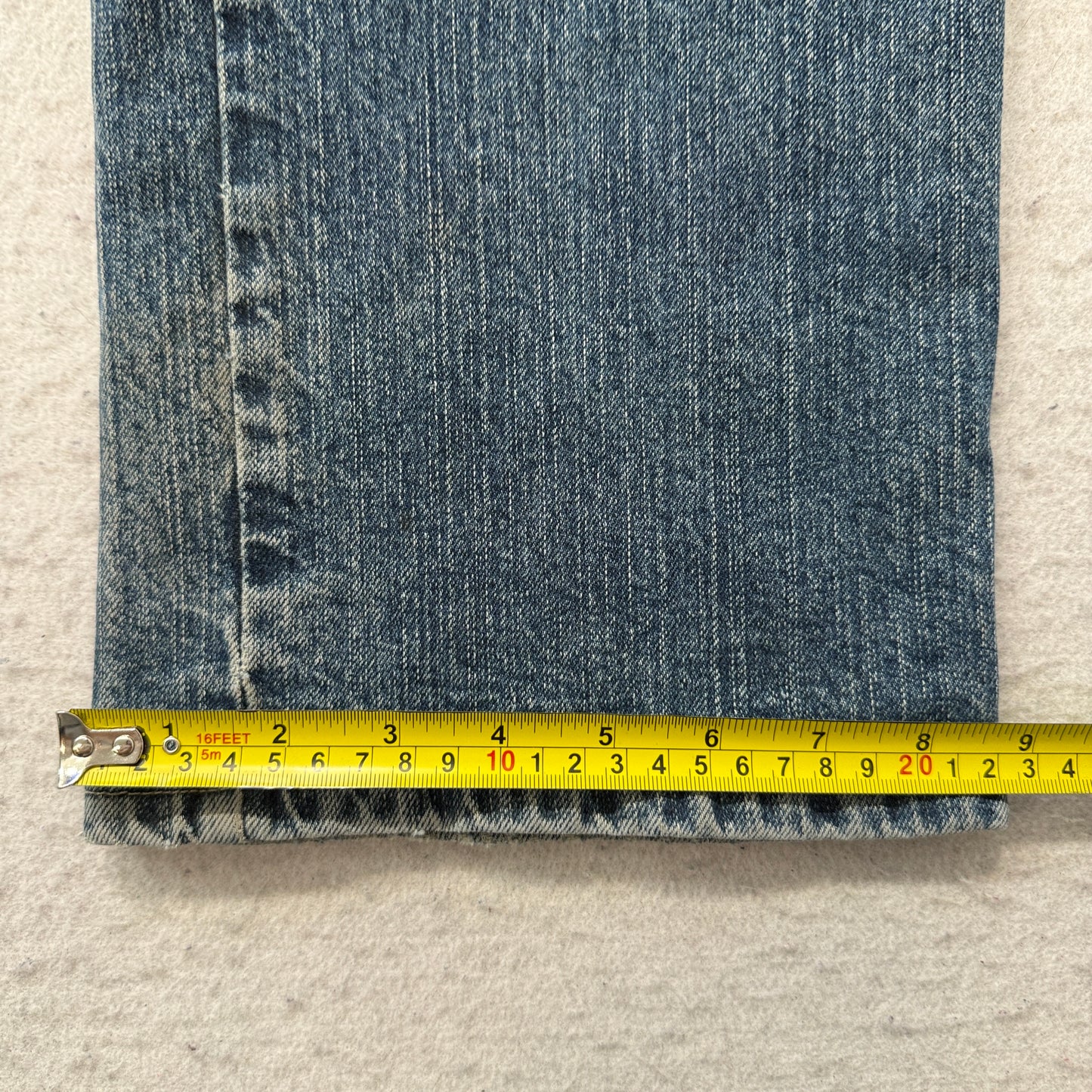 Genuine Dickies Men's Blue Straight Fit Carpenter Denim Jeans Pockets Size 32x32