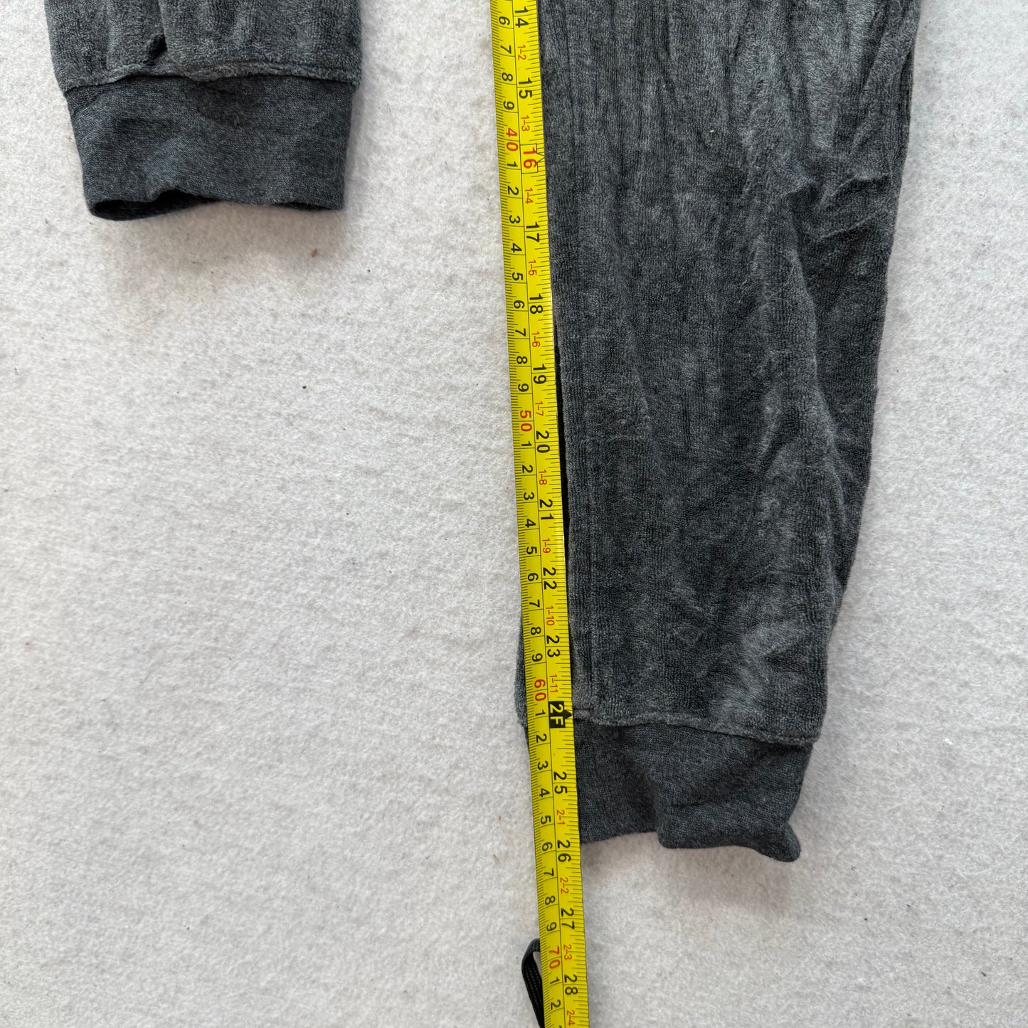 Juicy Couture Women's Charcoal Zip Up Hoodie & Track Pants Tracksuit Set Size S