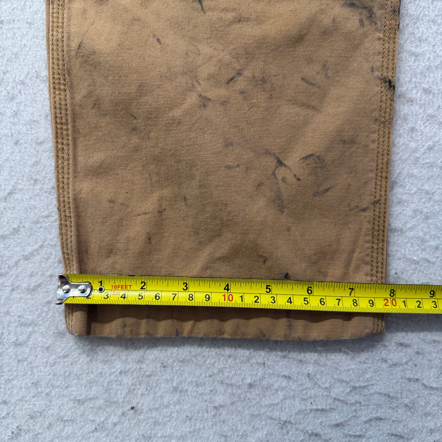 Carhartt Men's Khaki Cargo Pants Relaxed Fit Pockets Classic Workwear Size 36x32