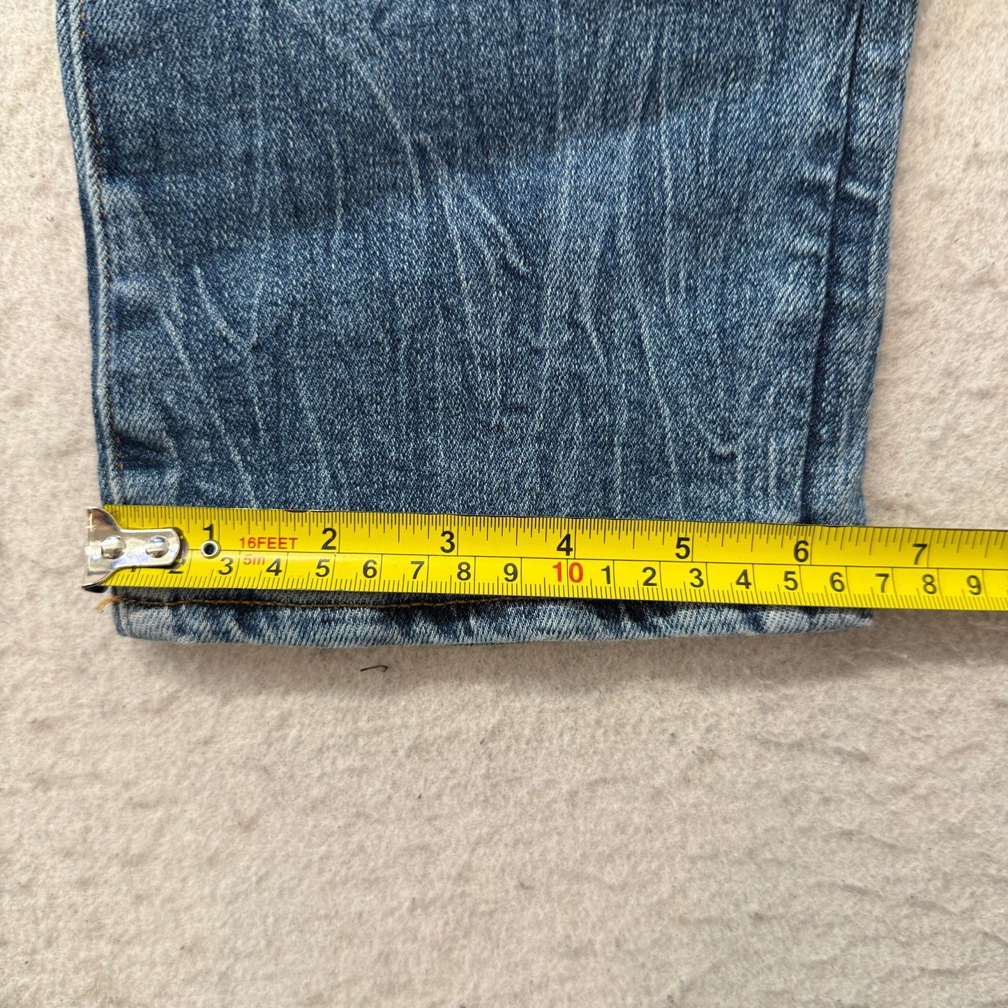 American Eagle Ne(x)t Level Airflex Men Blue Ripped Denim Jeans Classic Size W34