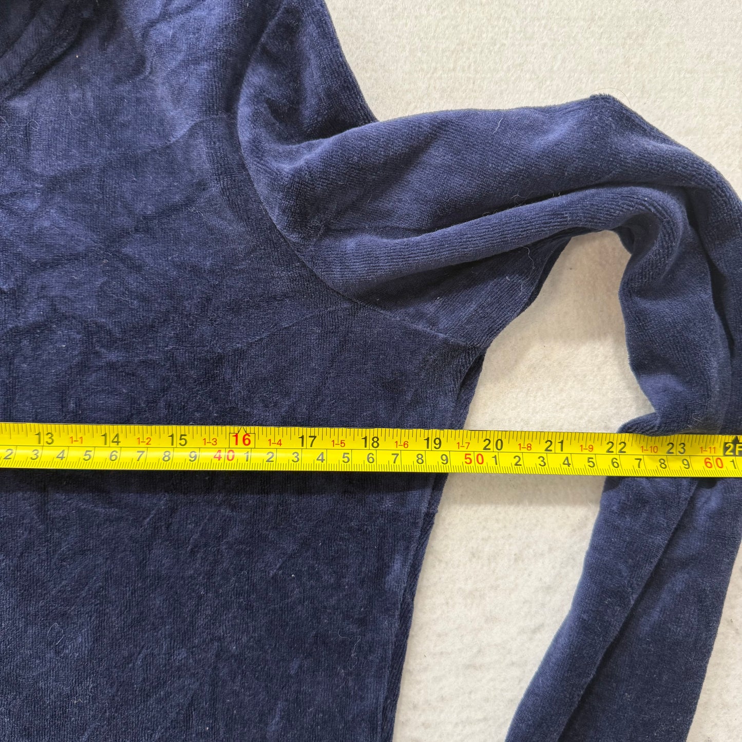 Vintage Juicy Couture Scottie Dogs Women's Navy Velour Hoodie Made In USA Size S