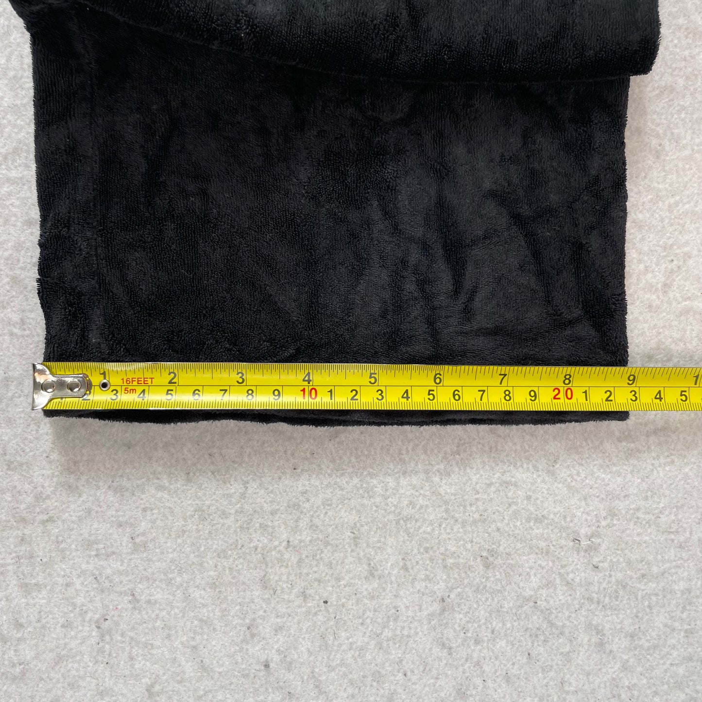 2003 Vintage Juicy Couture Womens Black Terry Cloth Capris Pant Foldovers Size S