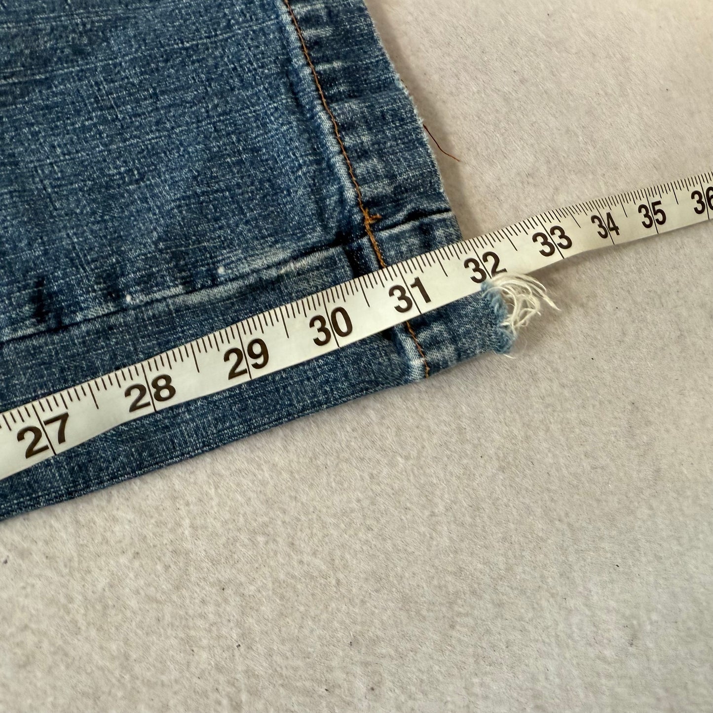 Hollister Low Rise Flare Jeans Blue Y2K Bootcut Denim Size S