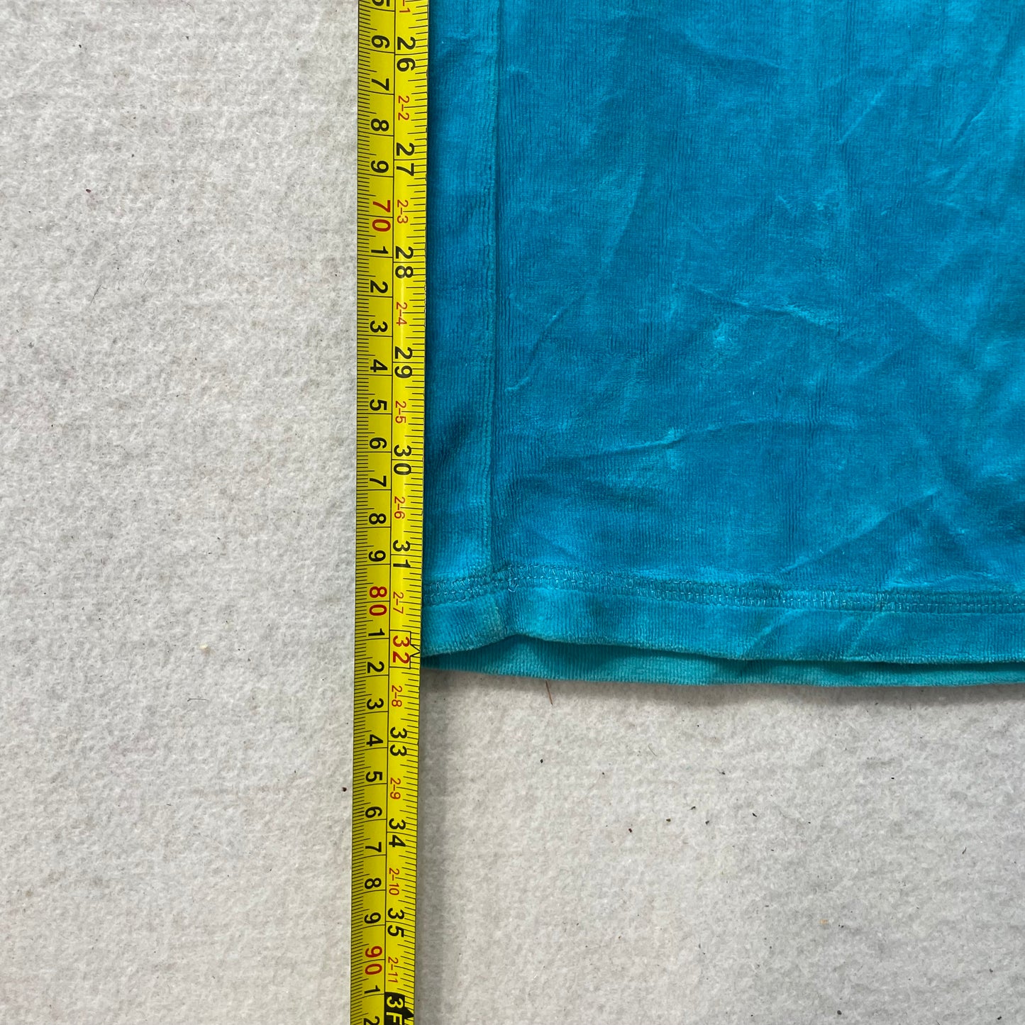 2003 Vintage Juicy Couture Ultra Women Turquoise Velour Flared Track Pant Size L