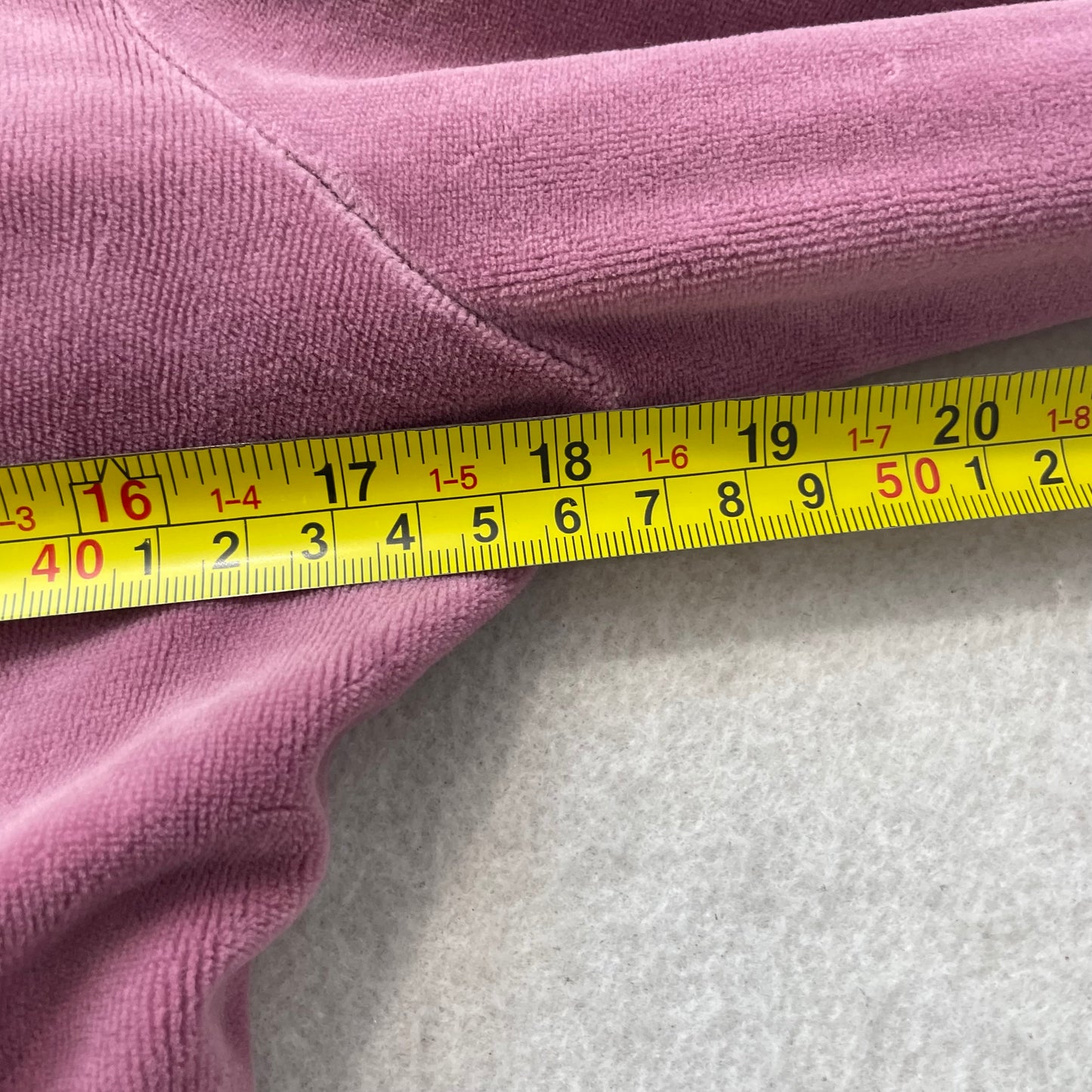Vintage Juicy Couture Women's Dusty Rose Velour Zip Up Track Jacket Y2K Size L