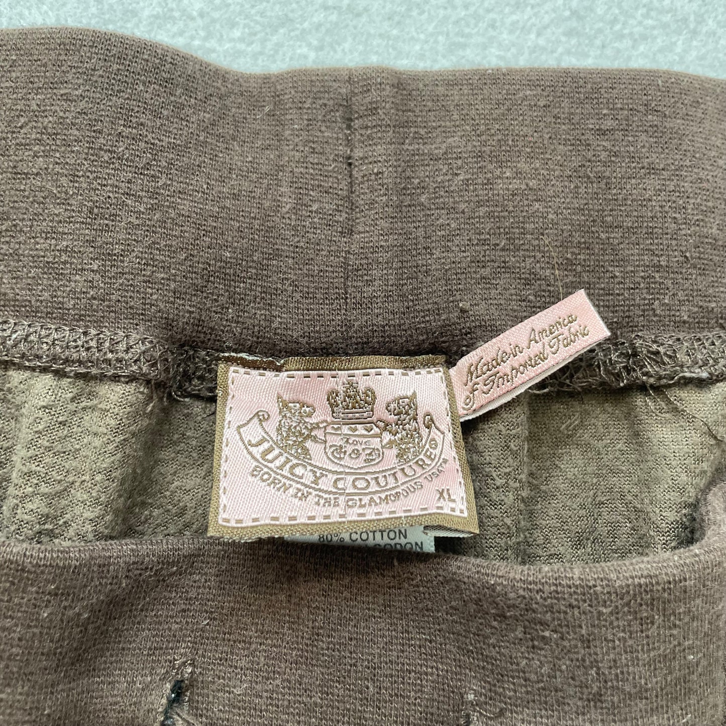 Juicy Couture Women's Brown Velour Flared Leg Track Pant Loungewear Y2k Size XL