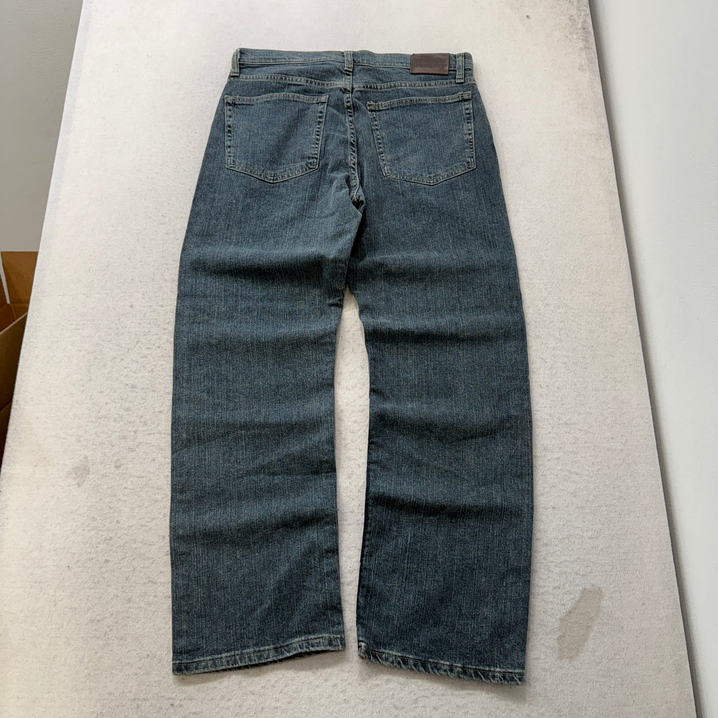 Wrangler Reserve Advanced Comfort Men's Blue Straight Leg Denim Jeans Size W32