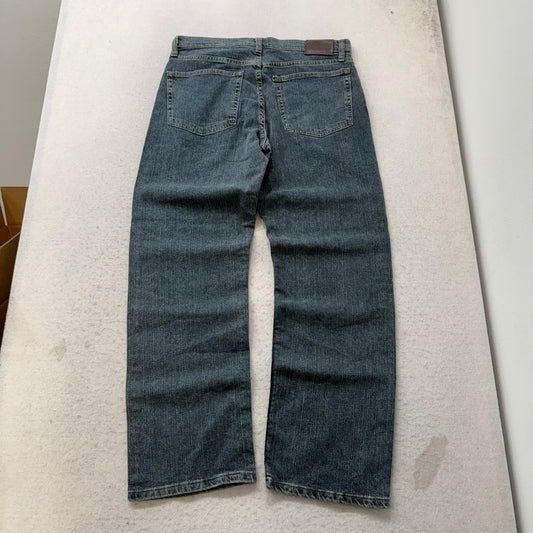 Wrangler Reserve Advanced Comfort Men's Blue Straight Leg Denim Jeans Size W32