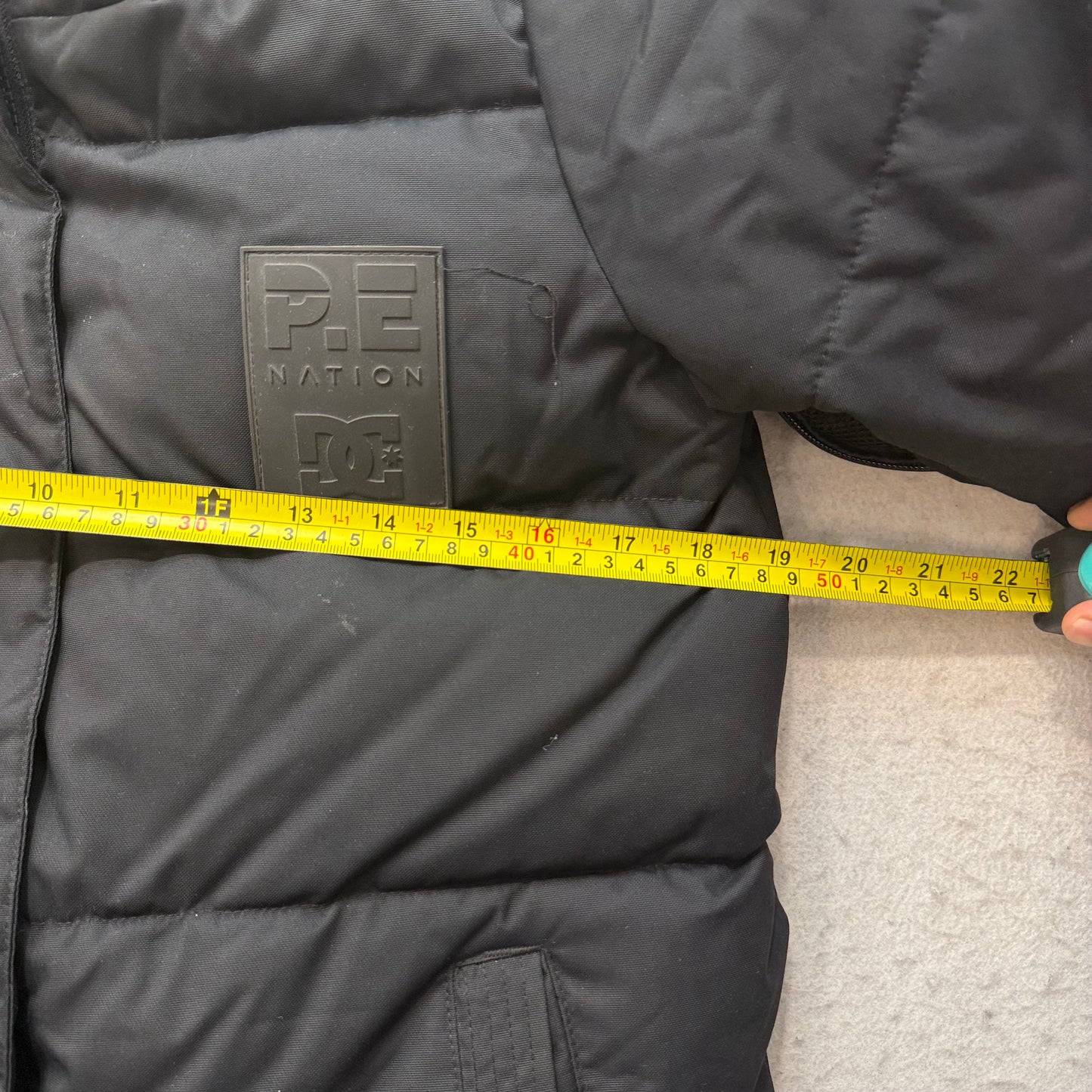 DC x PE Nation Women Black Red Snowboard Jacket Insulated Ski Puffer Size XS 10K