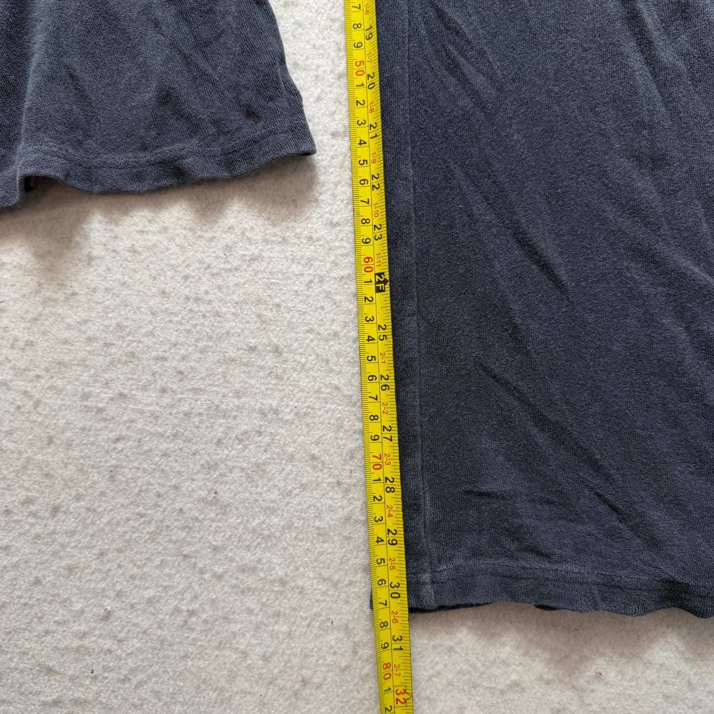 Juicy Couture Women's Charcoal Gray Terry Cloth Flared Track Pants Logo Size XL