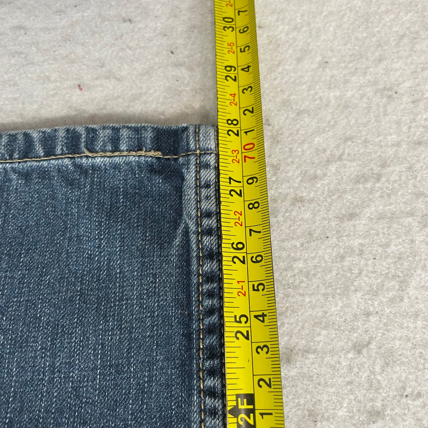 Levi's 559 Mens Blue Denim Relaxed Straight Leg Jeans Classic Pockets Size 34x30
