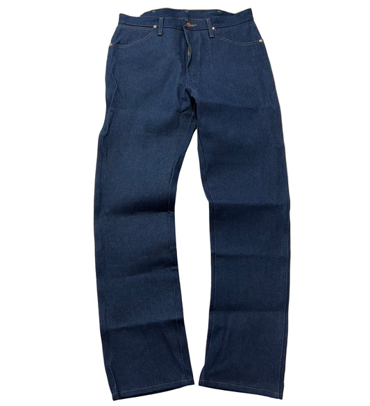Wrangler Dark Indigo Blue Denim Cowboy Cut 13MWZ Straight Jeans Size 31x33