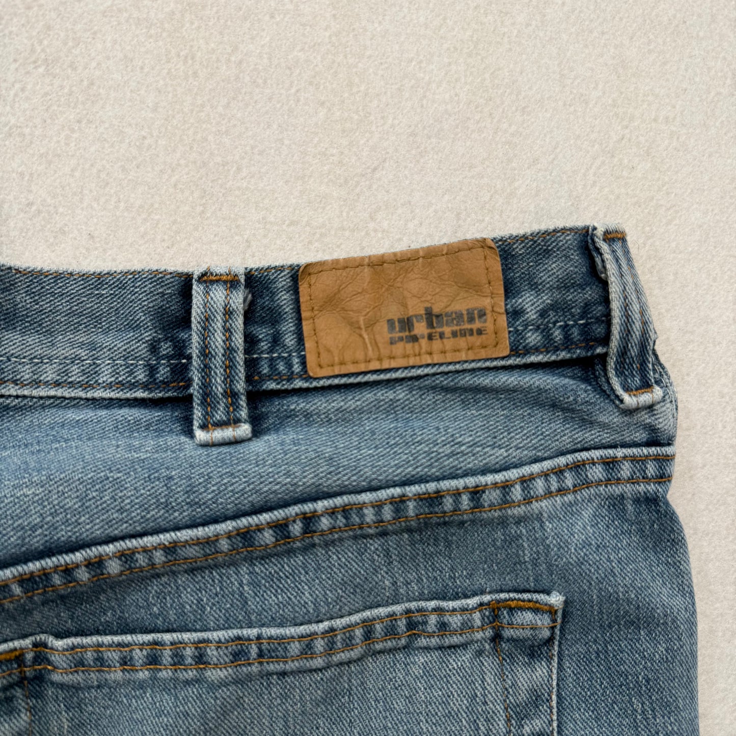 Urban Pipeline Relaxed Straight Mid Rise Denim Jeans Size XL 38x32
