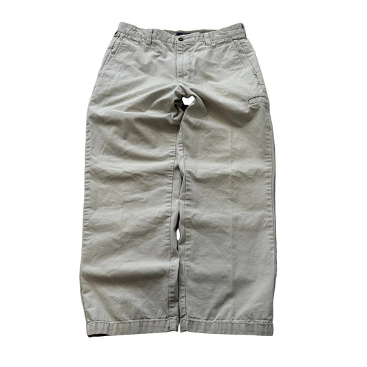 Dockers Men's Tan Straight Leg Cotton Chino Pants Casual Pockets Size W34xL29