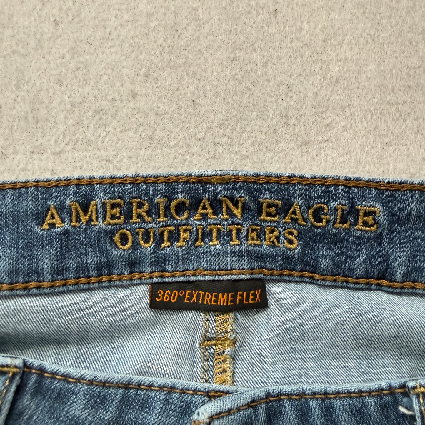 American Eagle Outfitters 360° Extreme Flex Men Blue Slim Bootcut Jeans Size W31