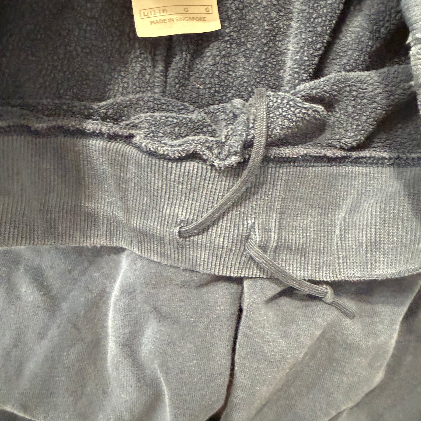 Nike Women's Navy Blue Wide Leg Sweatpants Drawstring Swoosh Logo Relaxed Size L
